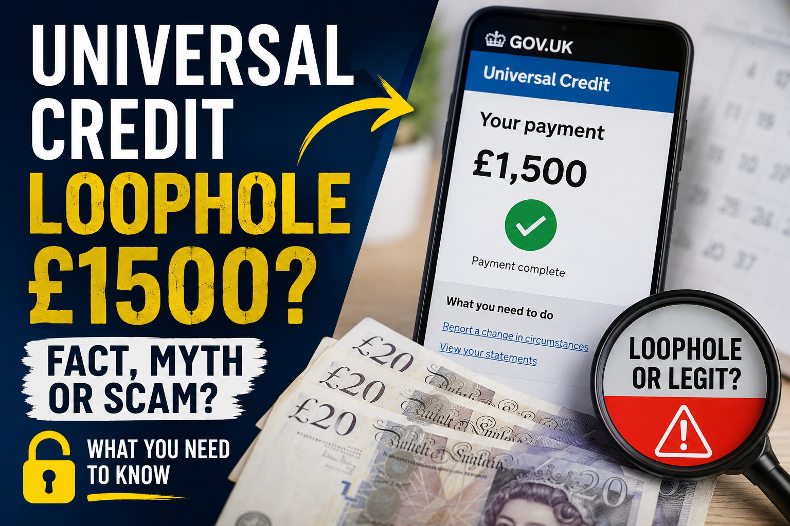 Universal Credit Loophole £1500: Is It Real or Just a Misleading Claim?