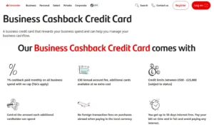 Santander Business Cashback Credit Card