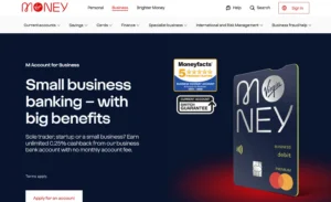 Virgin Money M Account for Business.