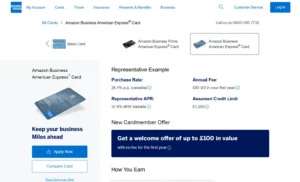 amazon business American Express