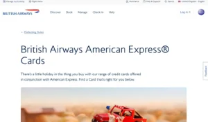 british Airways Accelerating Business Amex