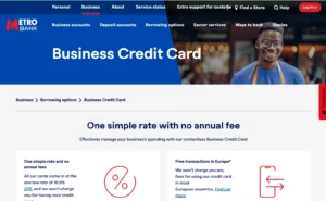 metro Bank Business Credit Card